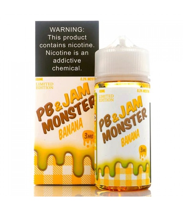 PB & Banana Jam - Jam Monster E-Juice (100 ml)