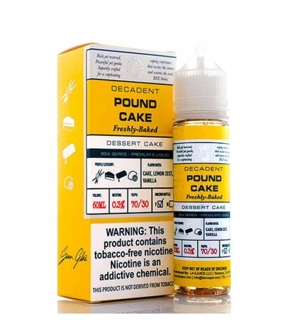 Pound Cake - Glas Basix E-Juice (60 ml)