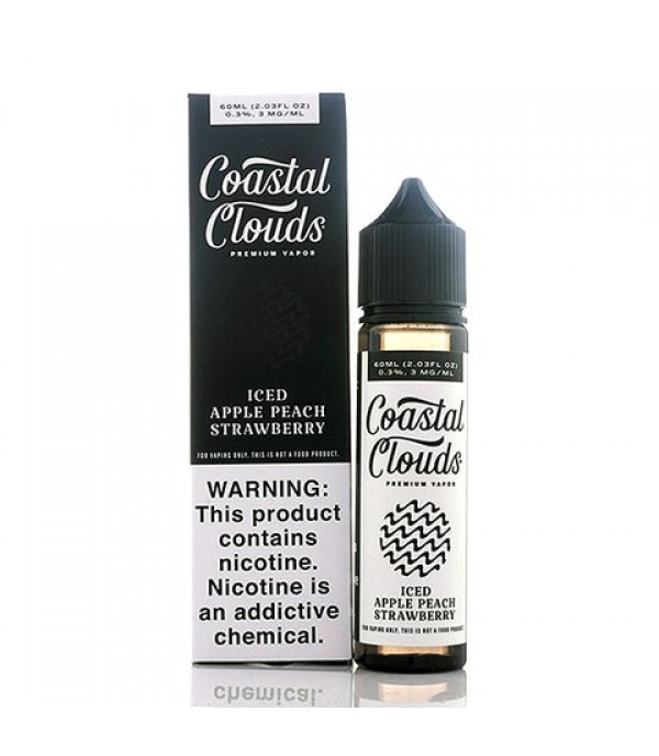 Iced Apple Peach Strawberry - Coastal Clouds E-Juice (60 ml)