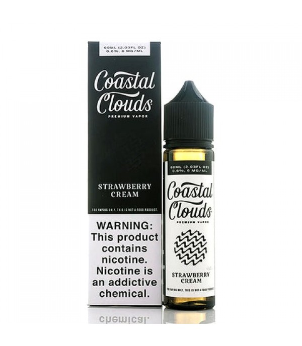 Strawberry Cream - Coastal Clouds E-Juice (60 ml)