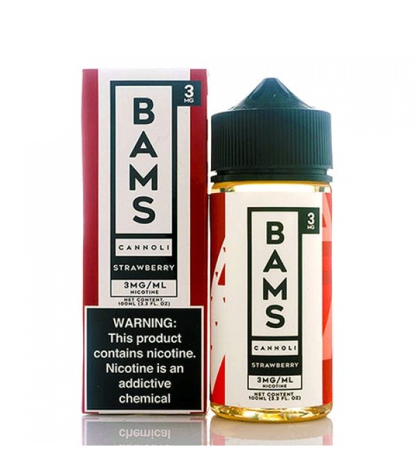 Strawberry Cannoli - Bam's Cannoli E-Juice (100 ml)