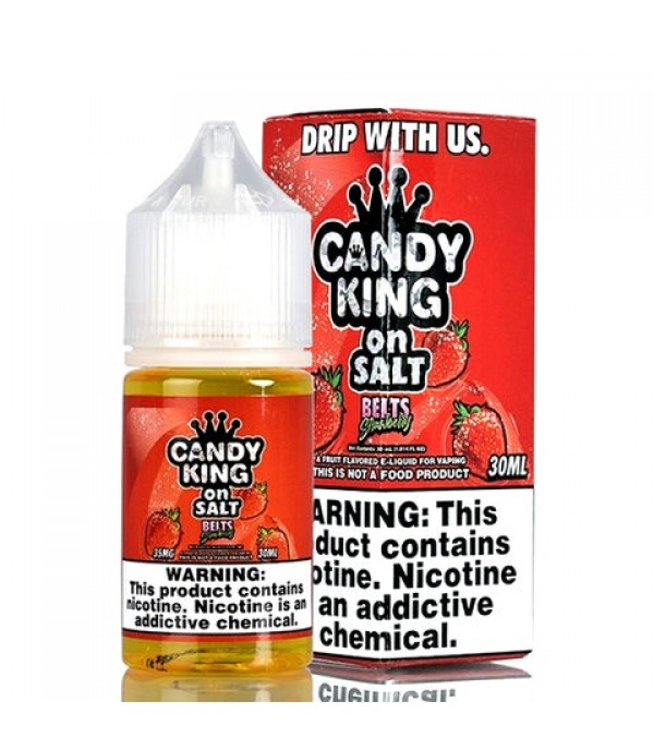 Strawberry Belts on Salt - Candy King E-Juice