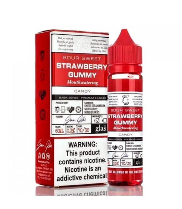 Strawberry Blast - Glas Basix E-Juice (60 ml)