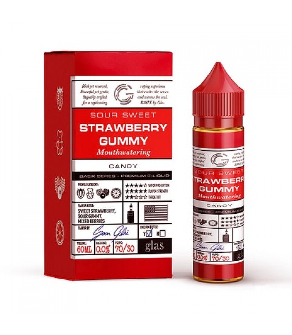 Strawberry Blast - Glas Basix E-Juice (60 ml)