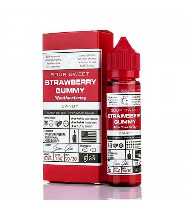 Strawberry Blast - Glas Basix E-Juice (60 ml)