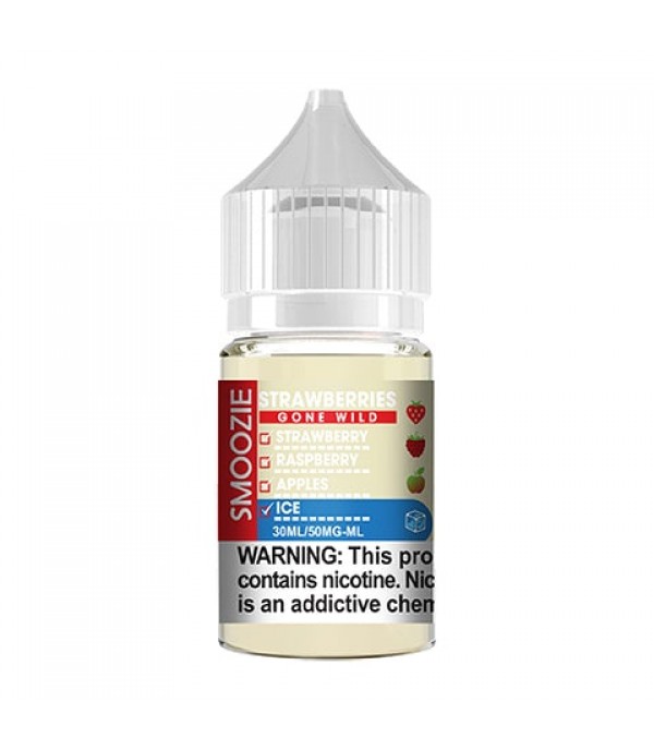 Strawberries Gone Wild Ice - Smoozie Salts E-Juice [Nic Salt Version]