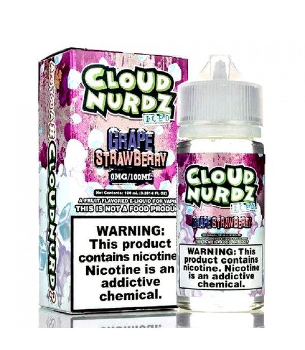 Grape Strawberry Iced - Cloud Nurdz E-Juice (100 ml)