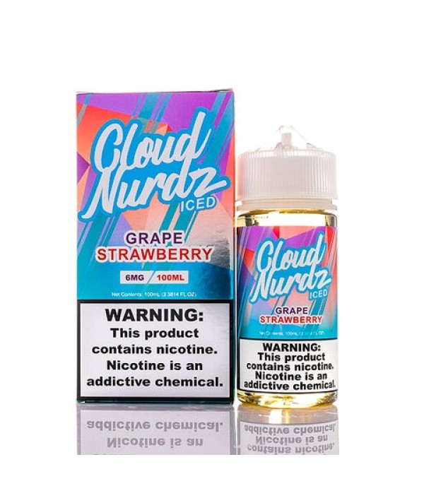 Grape Strawberry Iced - Cloud Nurdz E-Juice (100 ml)