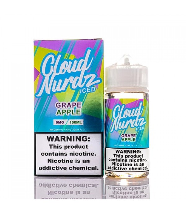 Grape Apple Iced - Cloud Nurdz E-Juice (100 ml)