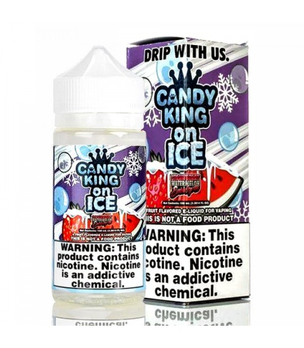 Strawberry Watermelon Bubblegum on Ice - Candy King E-Juice (100 ml)