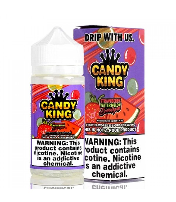 Strawberry Watermelon Bubblegum - Candy King E-Juice (100 ml)