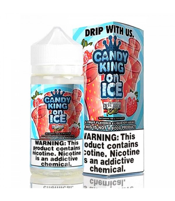 Strawberry Rolls on Ice - Candy King E-Juice (100 ml)