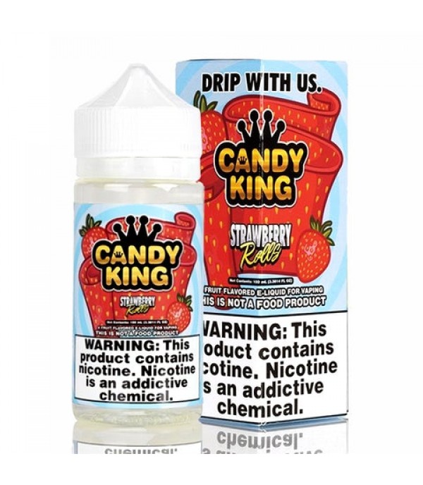 Strawberry Rolls - Candy King E-Juice (100 ml)