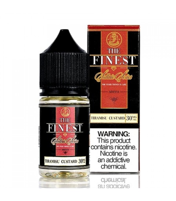 Tiramisu Custard Salt- The Finest E-Juice [Nic Salt Version]