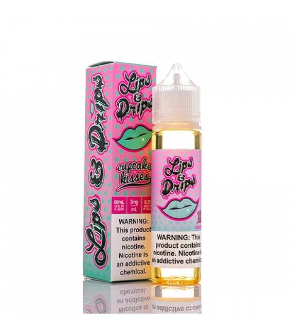 Cupcake Kisses - Lips & Drips E-Juice (60 ml)