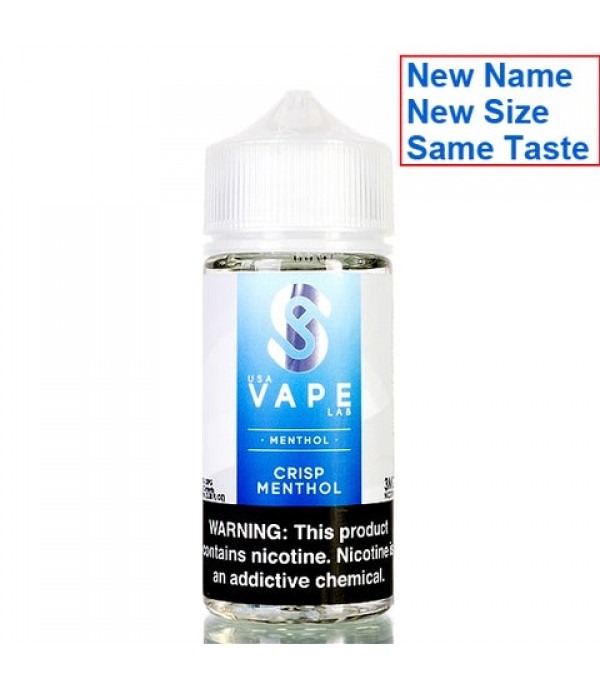 Crisp Menthol (Arctic Blizzard) - USA Vape Lab E-Juice (100 ml)