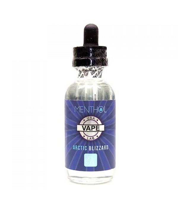 Crisp Menthol (Arctic Blizzard) - USA Vape Lab E-Juice (100 ml)