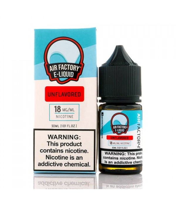 Unflavored Salt - Air Factory E-Juice [Nic Salt Version]