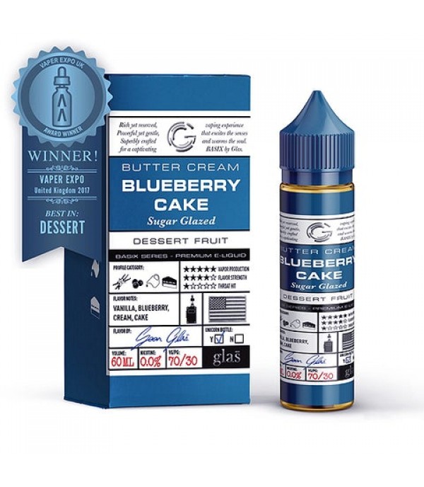 Blueberry Cake - Glas Basix E-Juice (60 ml)