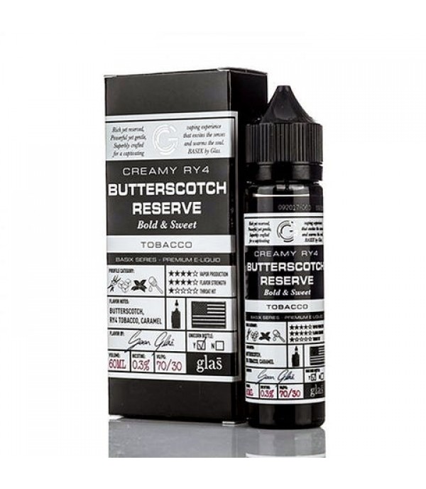 Butterscotch Reserve - Glas Basix E-Juice (60 ml)