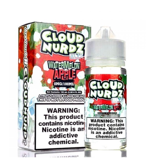 Watermelon Apple Iced - Cloud Nurdz E-Juice (100 ml)