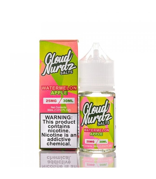 Watermelon Apple - Cloud Nurdz Salts E-Juice [Nic Salt Version]