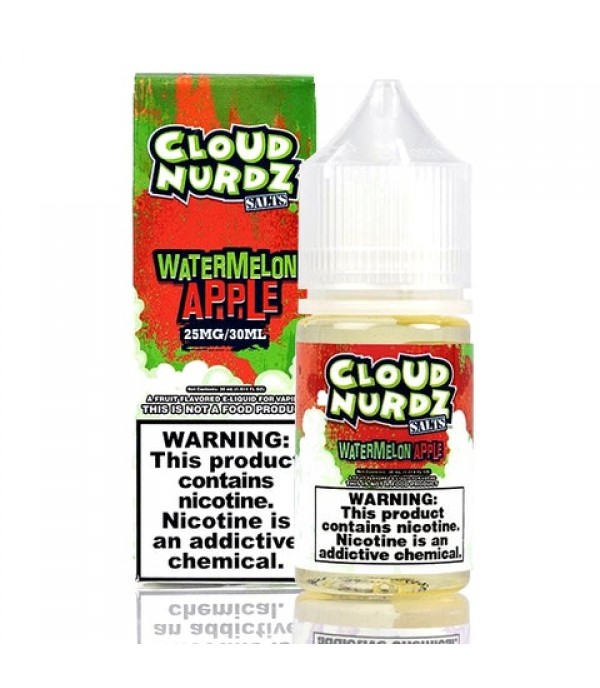 Watermelon Apple - Cloud Nurdz Salts E-Juice [Nic Salt Version]