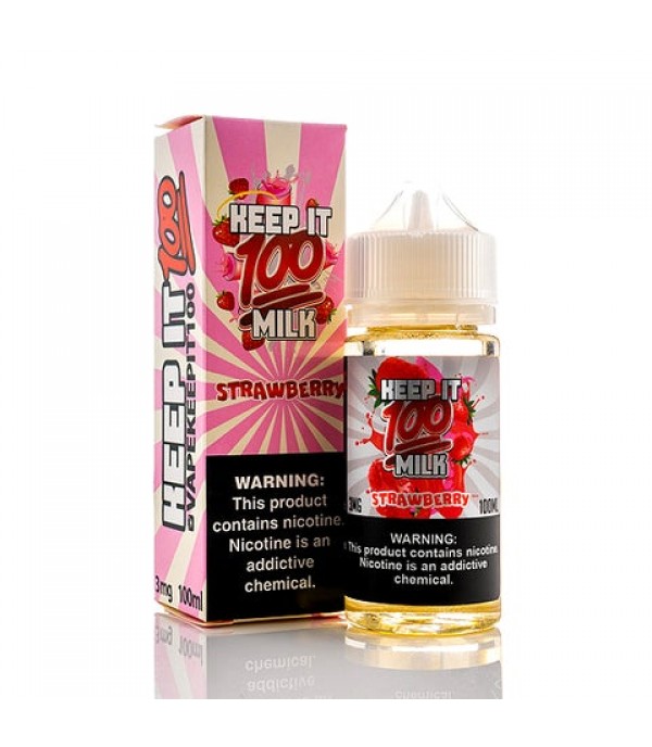 Berry Au Lait (Strawberry Milk) - Keep It 100 E-Juice