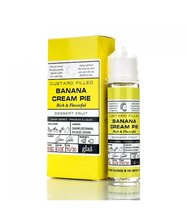 Banana Cream Pie - Glas Basix E-Juice (60 ml)