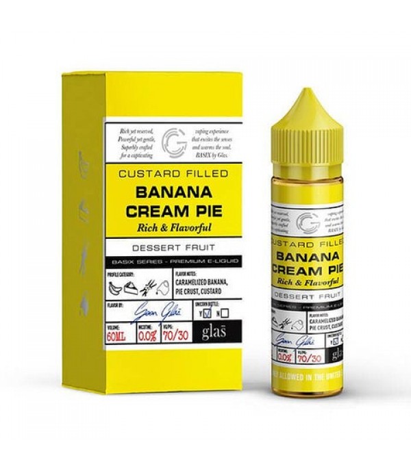 Banana Cream Pie - Glas Basix E-Juice (60 ml)