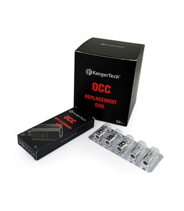 Kanger OCC (Organic Cotton Coil) v2 Vertical Replacement Atomizer Heads (5 Pack)