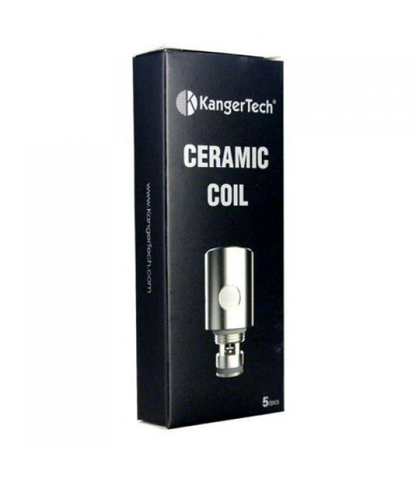 Kanger Ceramic Wick SSOCC Replacement Coils / Atomizer Heads (5 Pack)