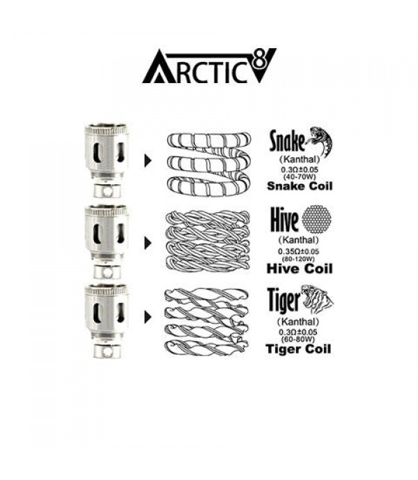 Horizon Tech Arctic V8 Replacement Coils / Atomizer Heads