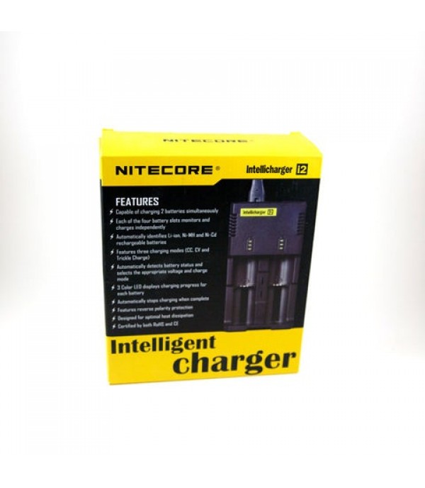 Nitecore Sysmax Intellicharge i2 2-Channel Smart Battery Charger