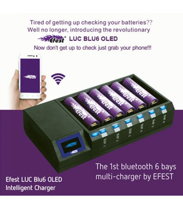 Efest LUC BLU6 Intelligent Bluetooth charger