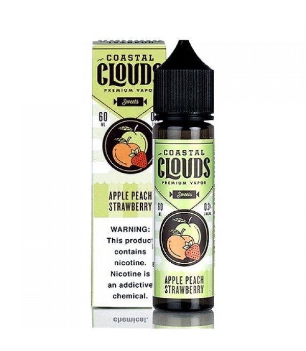 Apple Peach Strawberry - Coastal Clouds E-Juice (60 ml)