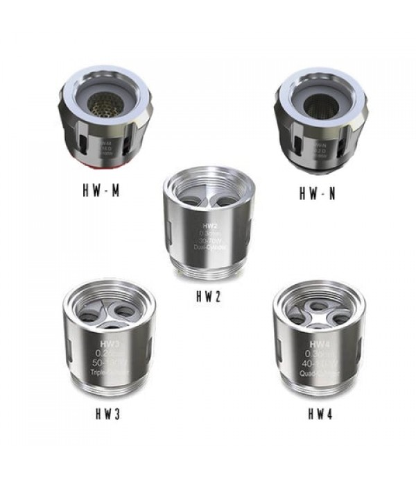 Eleaf HW2, HW3, HW4, HW-M, HW-M Kanthal Coils / Atomizer Heads (5 pack)