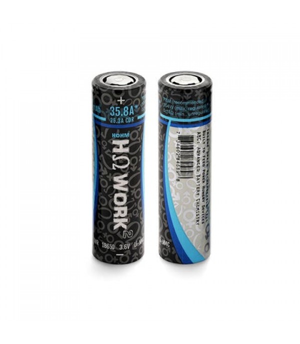 Hohm Tech Hohm Work 18650 INR 2531mAh 35.8A Flat Top Battery