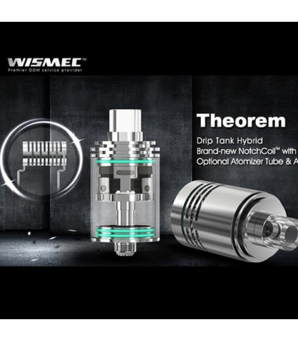 Wismec Theorem RTA - Rebuildable Tank Atomizer by Jay Bo Designs